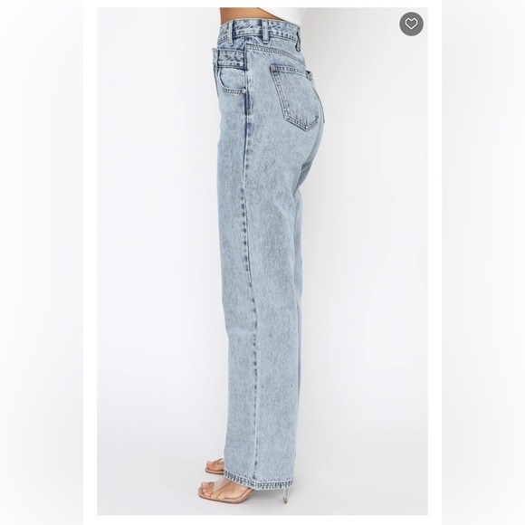 White Fox Boutique Take My Time Jeans NWT - Picture 4 of 9